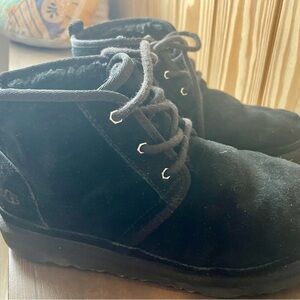 UGG Black Suede Chukka Boots